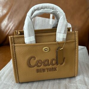 Coach Cargo Mini Bubble Leather Tote 20